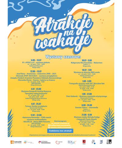 Harmonogram Atrakcji na Wakacje